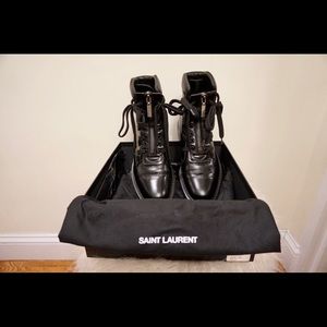 Saint Laurent combat boots